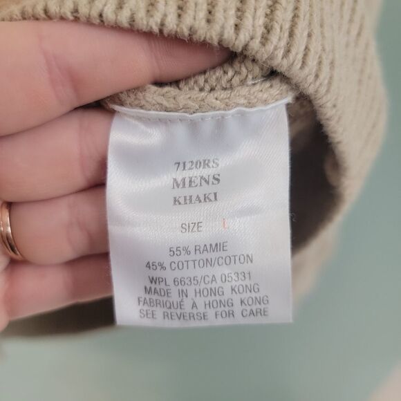 Woolrich Deer Vintage Crewneck Grandpa Sweater Size Large - Picture 5 of 9